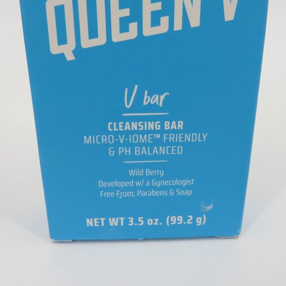 Queen V Wild Berry V Cleansing Bar UPC 302340100038 3.5oz NEW Paraben Soap Free - Picture 3 of 9
